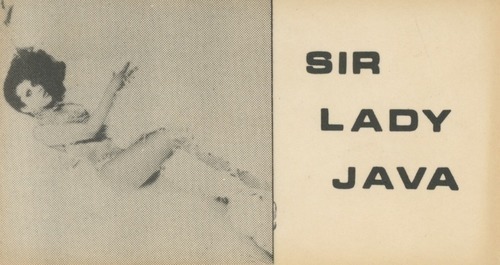 Download the full-sized image of Sir Lady Java Promotional Card