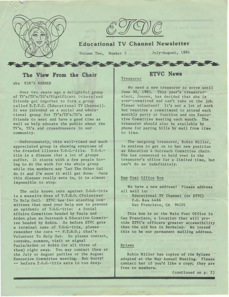 Download the full-sized PDF of ETVC Newsletter Vol. 2, No. 5