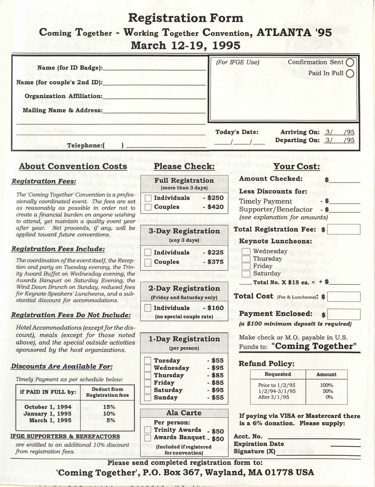 Download the full-sized PDF of Coming Together- Working Together Convention Registration Form