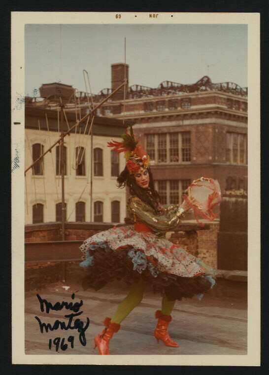 Download the full-sized image of A Photograph of Mario Montez on a Roof