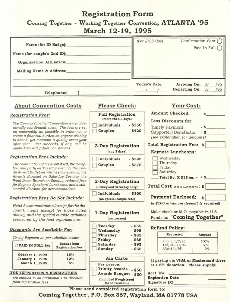 Download the full-sized PDF of Coming Together – Working Together Registration Form